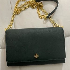 TORY BURCH gold chain crossbody